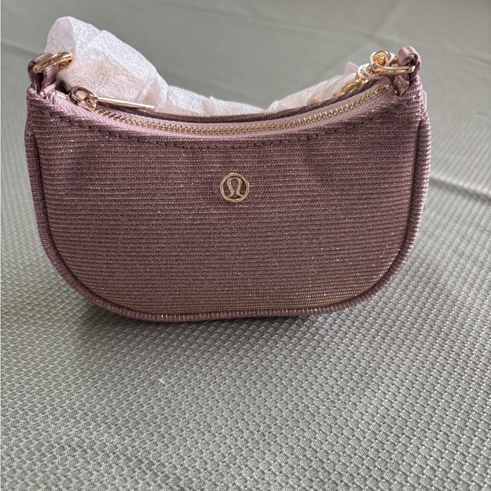 Lululemon Athletica Shimmering Pink Wristlet